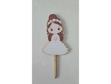 Drevený zápich prijímanie dievčatko