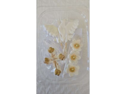 Cukrová dekorácia holubica + kríž