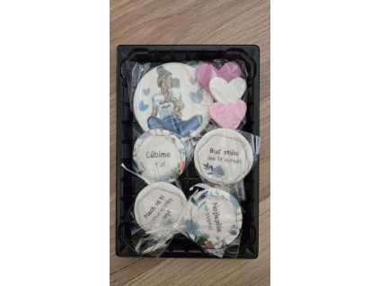 Set cukrových dekorácií Mama