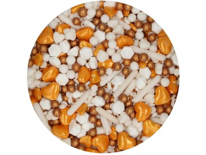 Cukrový posyp 3D Sprinkle Medley - Wedding Bells 70g