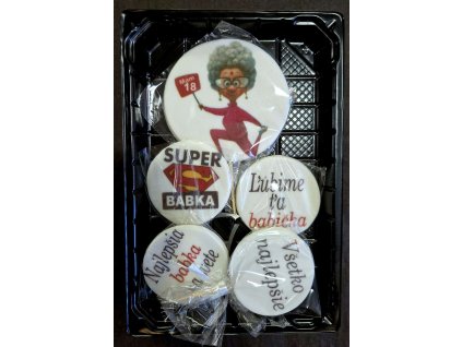 Set cukrových dekorácií Babička