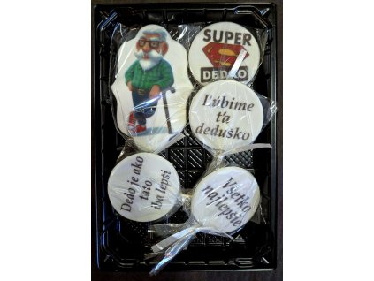 Set cukrových dekorácií Deduško