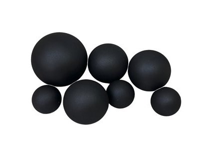 Čokoládové gule čierne/7ks