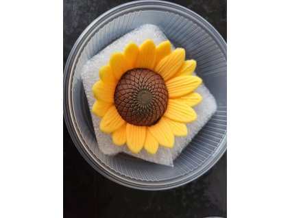 Cukrová dekorácia Slnečnica 6,5cm (Variant kus)