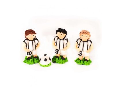 Cukrová dekorácia Futbalisti