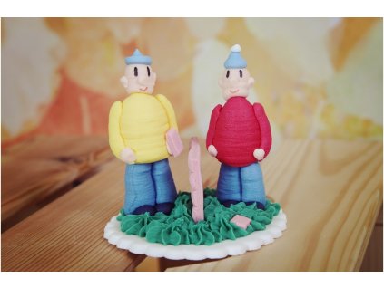 Cukrová dekorácia PAT a MAT (8cm)