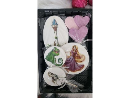 Set cukrových dekorácií Rapunzel