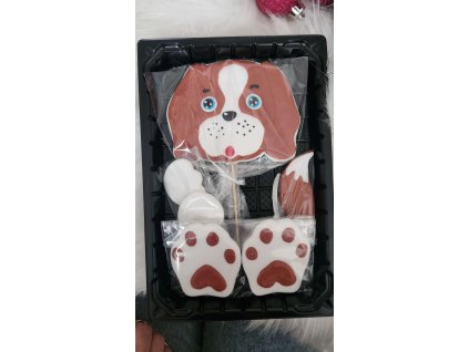 Set cukrových dekorácií Psík