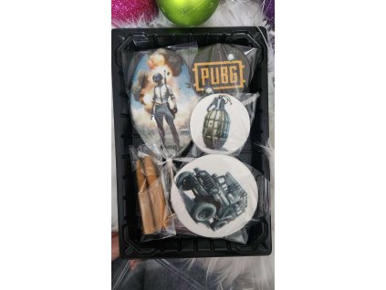 Set cukrových dekorácií PubG