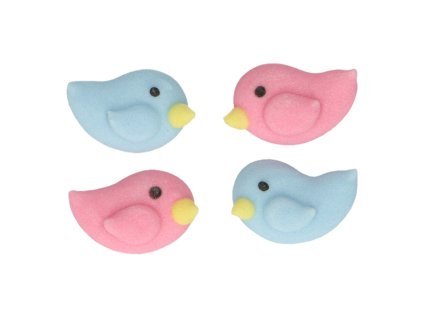 Cukrová dekorácia FunCakes Vtáčiky lásky 16ks