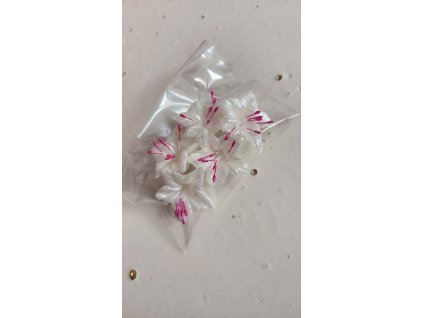 Cukrová dekorácia perleťová ľalia 5ks