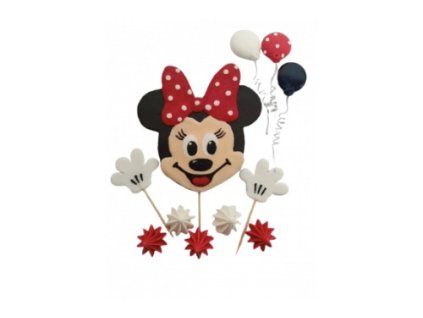 Cukrová dekorácia Minnie zápich
