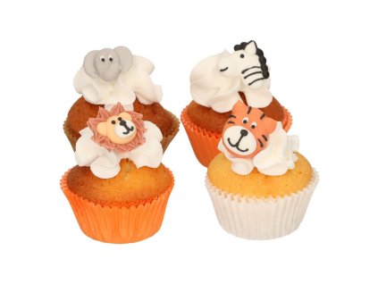 Cukrové ozdoby FunCakes zvieratká SAFARI 12ks