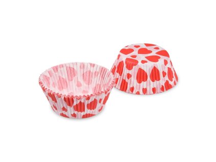 Cukrárenske košíčky 50x40cm/40ks srdiečka