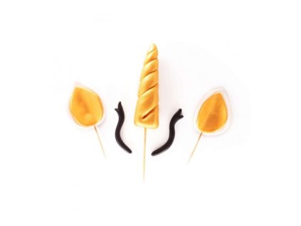 Cukrová dekorácia Jednorožec sada