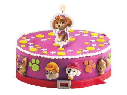 Sviečka tortová 2D 7,5cm (Variant Skye)