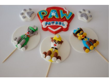 Cukrová dekorácia Paw Patrol sada