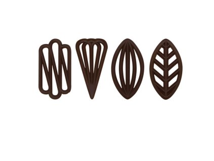 Čokoládová dekorácia SPECIAL dark 55mm/600ks