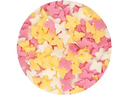 Cukrový posyp FunCakes motýliky 50g