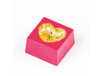 Forma na pralinky polykarbonátová SRDCE MA1056