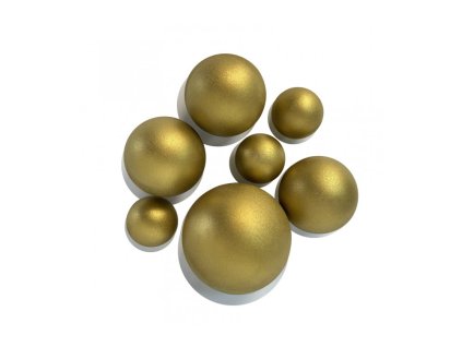 Čokoládové gule zlaté/7ks