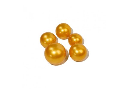 Želatínové gule zlaté/5ks