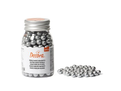 Cukrový posyp maxi guličky STRIEBORNÉ 100g
