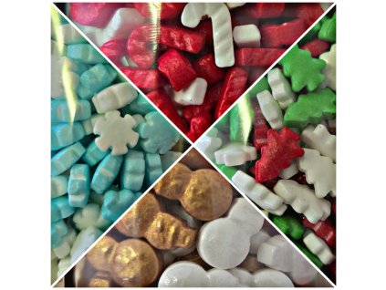 Cukrový posyp Vianoce 4druhový 130g