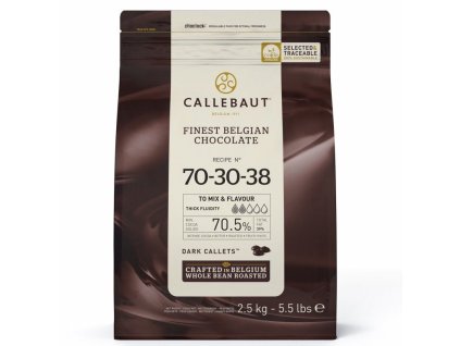 Čokoláda Callebaut 70,5% EXTRA DARK 2,5kg