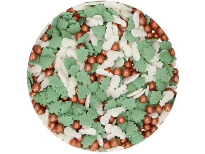 Cukrový posyp FunCakes VIANOČNÝ Mix 55g