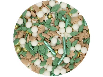 Cukrový posyp FunCakes Sprinkle Joyful 65g VIANOČNÝ