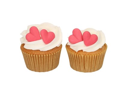 Cukrové srdcia FunCakes 8ks (Variant Ružové)