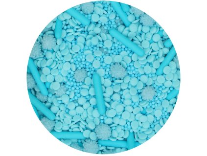 Cukrový posyp FunCakes Sprinkle Medley Light Blue 70g