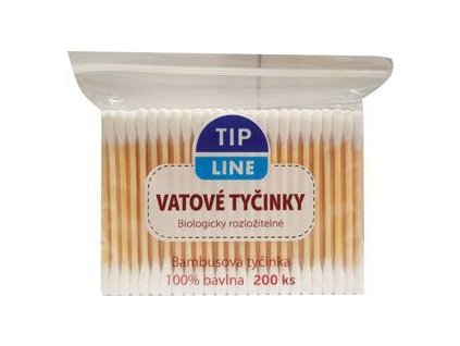 Vatové tyčinky Tip Line 200ks