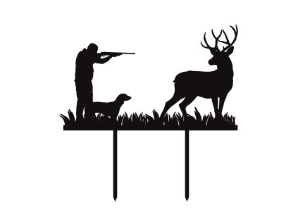Zápich – Poľovník s jeleňom