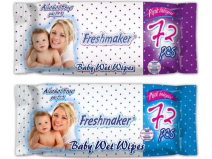 Detské vlhčené obrúsky FRESHMAKER 72ks