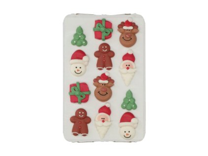 Cukrové dekorácie vianočné Wilton Royal Icing/12ks