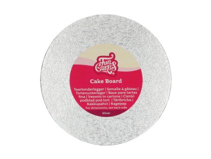 Podložka pod tortu 1,2cm Ø 33cm (Variant Strieborná)