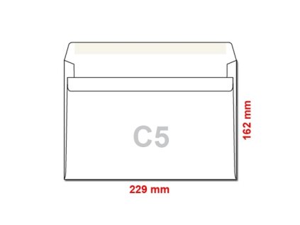 Obálky C5 162x229mm samolepiace (Variant 20ks)