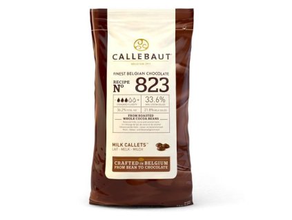 Čokoláda Callebaut 823 mliečna 33,6% (Variant 2,5kg)