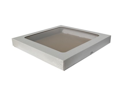 Krabica s okienkom 20x20x5cm (Variant Biela)