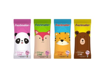 Vlhčené utierky Freshmaker Kids 15ks