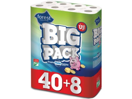 Toaletný papier 2-vrstvový BIG PACK 40+8ks