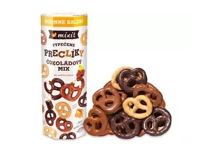 MIXIT Veľké Mixit praclíky - Čokoládový mix 500g