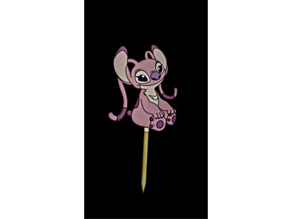 Drevený zápich Stitch Angela 1