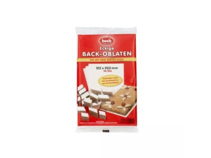 Oblátky 122x202 mm 10ks