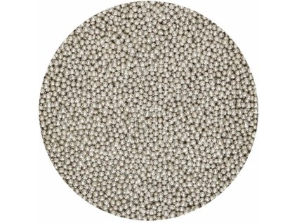 Cukrový posyp NONPAREILS (máčik) strieborný 80g