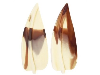 Čokoládová dekorácia LEAF marble 680g