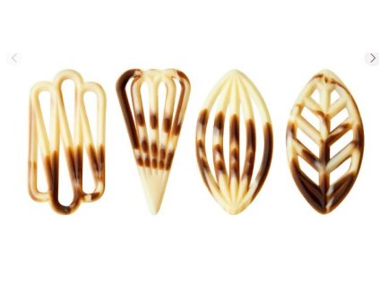 Čokoládová dekorácia SPECIAL marble 55mm/575ks