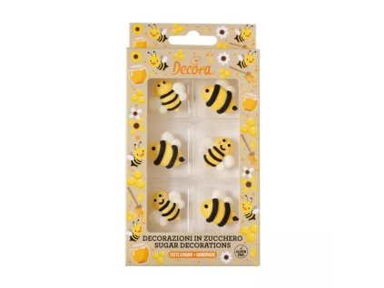 Set cukrových dekorácií Decora - včielky 6ks